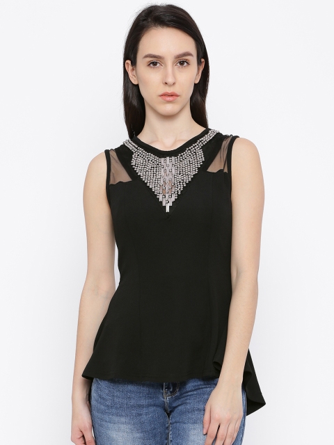 

Deal Jeans Women Black Peplum Top