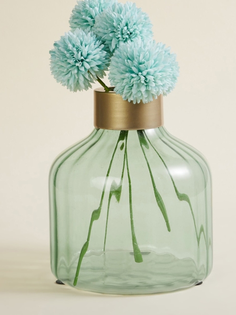 

Home Centre Blue Solid Glass Flower Vase