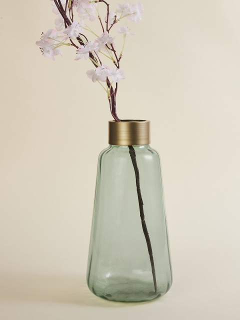 

Home Centre Blue Solid Glass Flower Vase