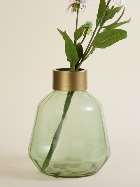 

Home Centre Blue Solid Glass Flower Vase