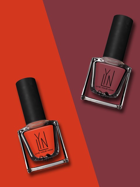 

LYN LIVE YOUR NOW Set of 2 Long Lasting Nail Polish - Serial Killer, Brown