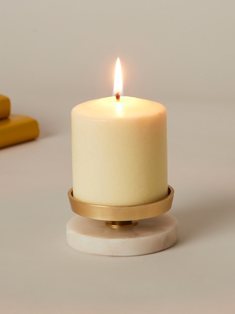 

Home Centre Gold-Tone Solid Metal Candle Holders