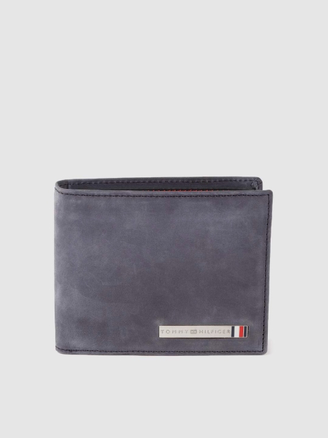 

Tommy Hilfiger Men Navy Blue Leather Two Fold Wallet