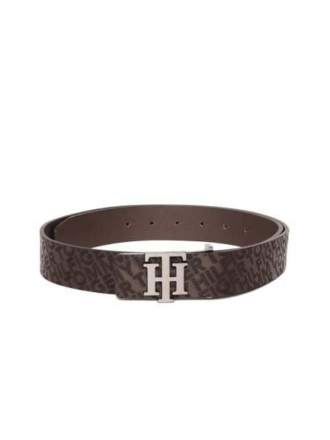 

Tommy Hilfiger Men Brown Printed Leather Belt