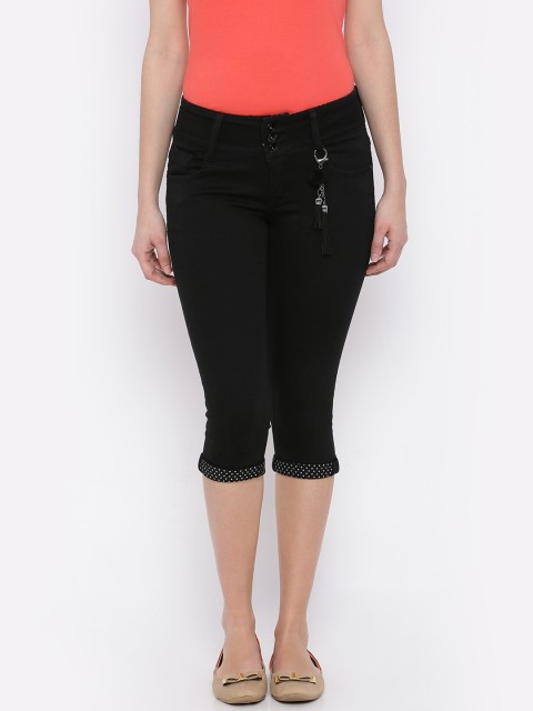 

Deal Jeans Black Denim Skinny Fit Capris