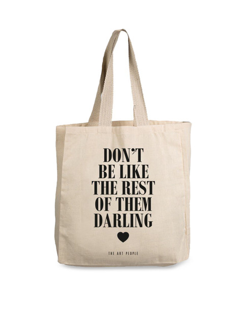 

The Art People Off White Printed Shopper Tote Bag