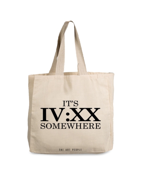 

The Art People Off White Printed Shopper Tote Bag