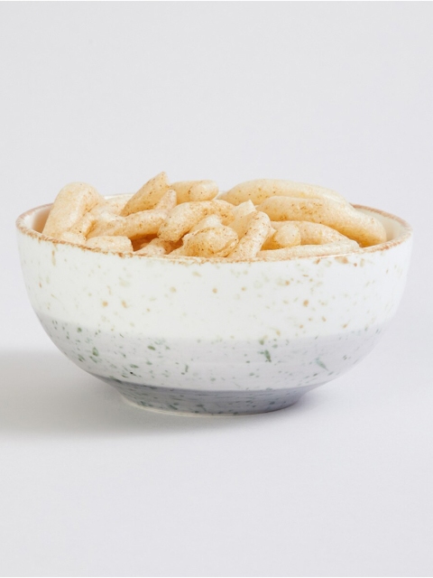 

Home Centre White & Grey 1 Pieces Printed Bone China Glossy Bowl
