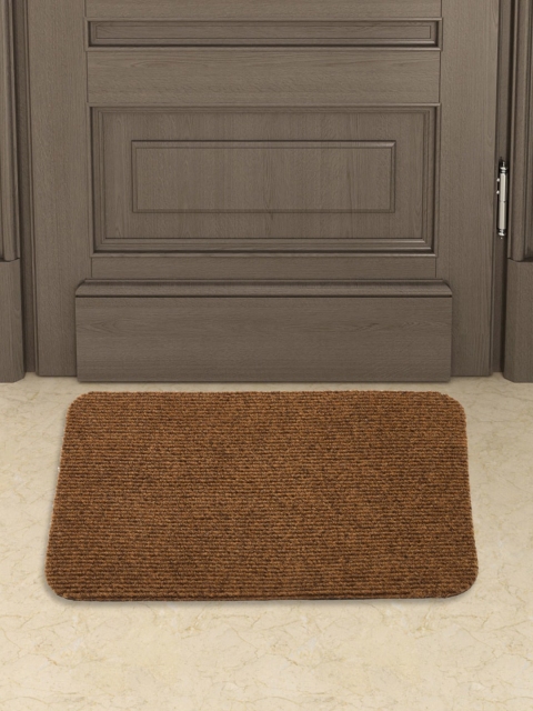 

Home Centre Brown Solid Anti-Skid Rectangular Door Mat