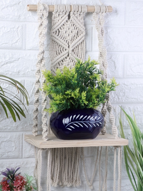 

CDI Blue & White Hand Printed Ceramic Planter