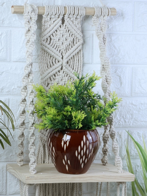 

CDI Brown & Beige Printed Matki Shaped Ceramic Planter