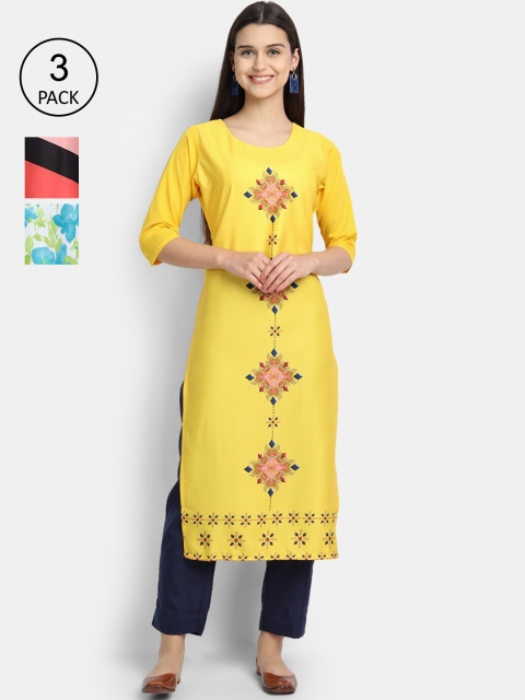 

Ethnic basket Women Multicoloured Ethnic Motifs Printed Crepe Kurta, Multi