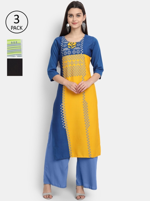 

Ethnic basket Women Multicoloured Ethnic Motifs Printed Crepe Kurta, Multi