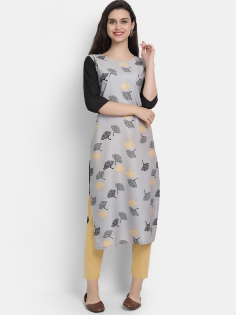 

Ethnic basket Women Multicoloured Printed Crepe Kurta, Multi