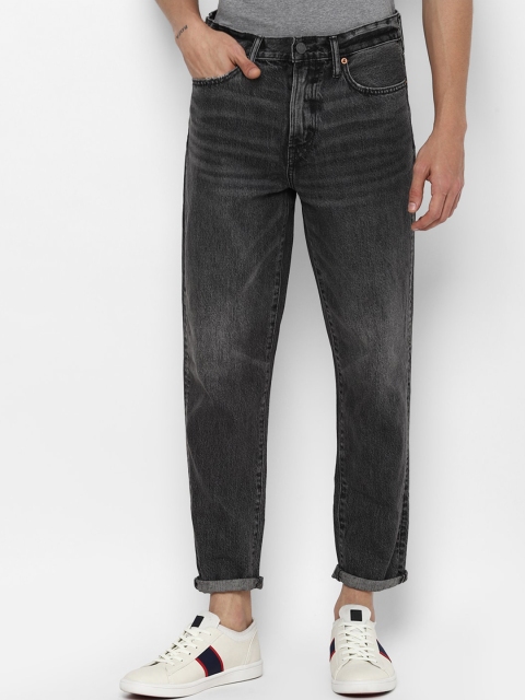 

AMERICAN EAGLE OUTFITTERS Men Black Regular Fit Light Fade Jeans