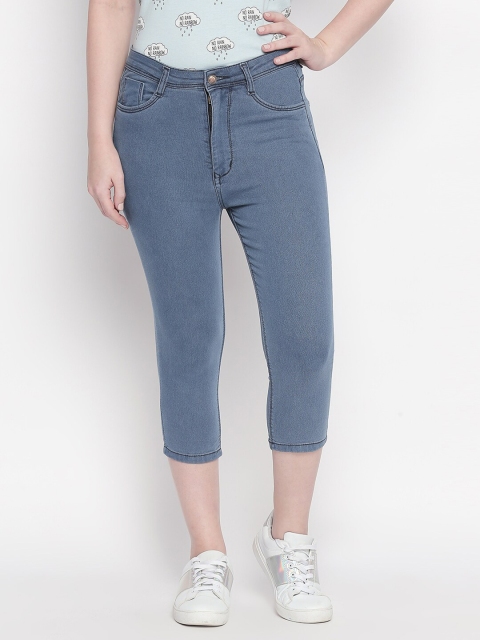 

PURPLE WATER Women Blue Capris