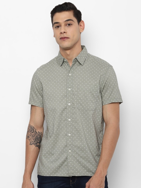 

AMERICAN EAGLE OUTFITTERS Men Green Printed Casual Shirt