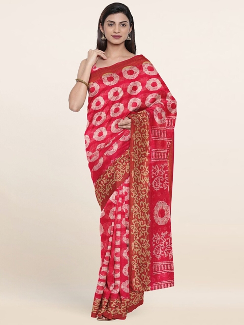 

Pothys Pink & White Saree