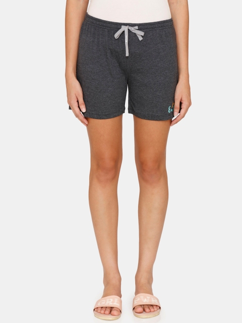 

Rosaline by Zivame Women Charcoal Shorts