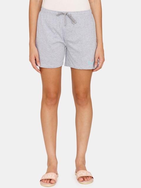 

Rosaline by Zivame Women Grey Solid Shorts