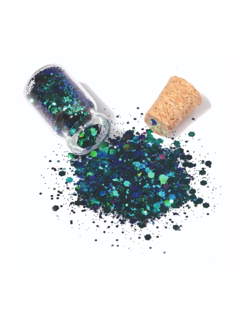 

KINGDOM OF LASHES Peacock Feathers Glitter Eyeshadow, Green