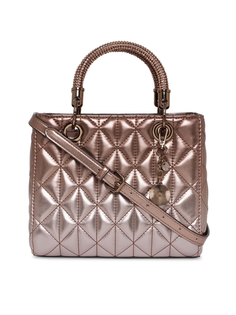 

ALDO Gold-Toned Structured Handheld Bag