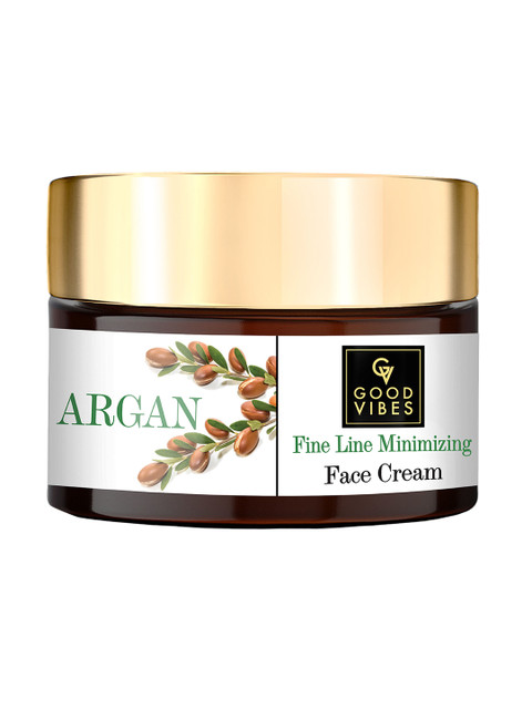 

Good Vibes Argan Fine Line Minimizing Face Cream - 50 g, White