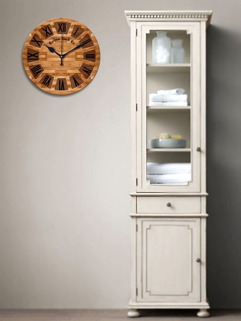 

RANDOM Brown Roman Numbers 29.21 cm Analogue Wall Clock