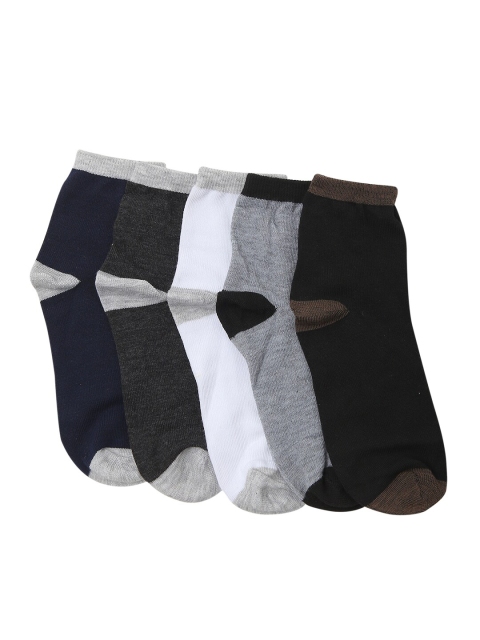 

Bunnywave Pack Of 5 Assorted Cotton Above Ankle-Length Socks