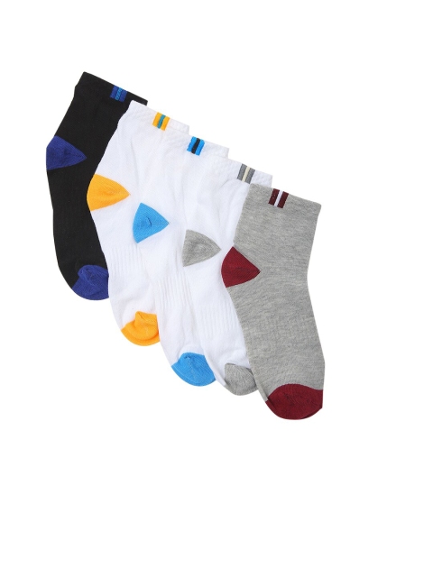 

Bunnywave Unisex Pack Of 5 Assorted Cotton Above Ankle-Length Socks