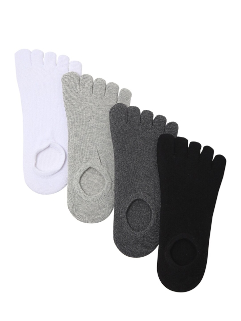 

Bunnywave Pack Of 4 Assorted Cotton Ankle-Length Socks