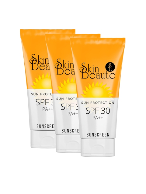 

Skin Beaute Set of 3 Sun Protection Sunscreen SPF30 PA++ - 40 g Each, Off white