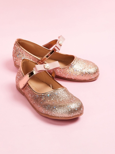 

Fame Forever by Lifestyle Girls Gold-Toned PU Slip-On Sneakers
