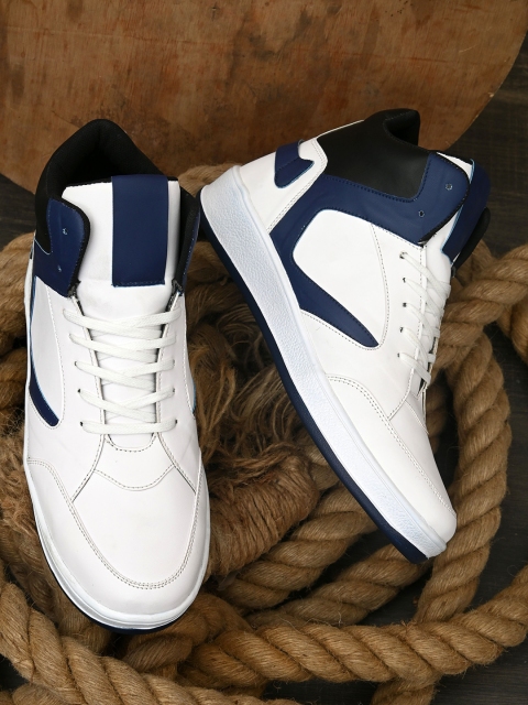 

Roadster Men White Colourblocked Sneakers