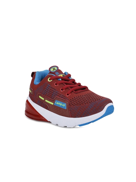 

Campus Kids Red Mesh Running Non-Marking Shoes