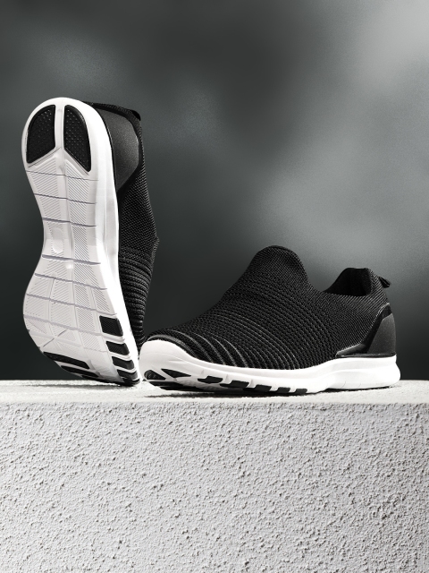 

HRX by Hrithik Roshan Men Black Soft walk Series Slip-Ons Sneakers