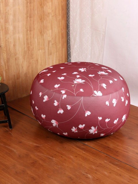 

Cortina Rose Pink & White Printed Stretchable Bean Bag Cover