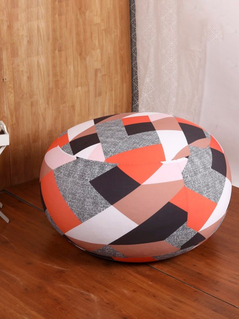 

Cortina Multicoloured Printed Stretchable Spandex Bean Bag - XXL, Multi