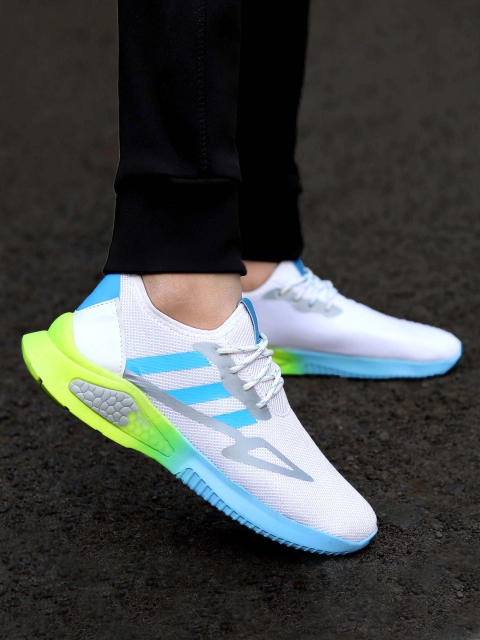 

WIN9 Men White Mesh Walking Non-Marking Bounce Shoes