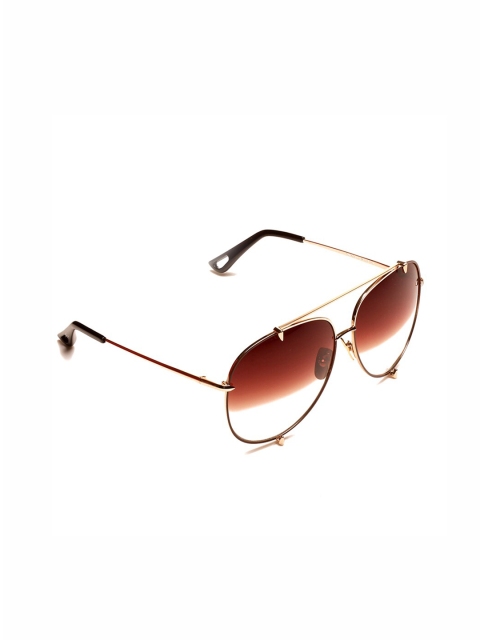 

French Connection Unisex Brown UV Protected Lens Aviator Sunglasses FC 7429 C2 64 S LC
