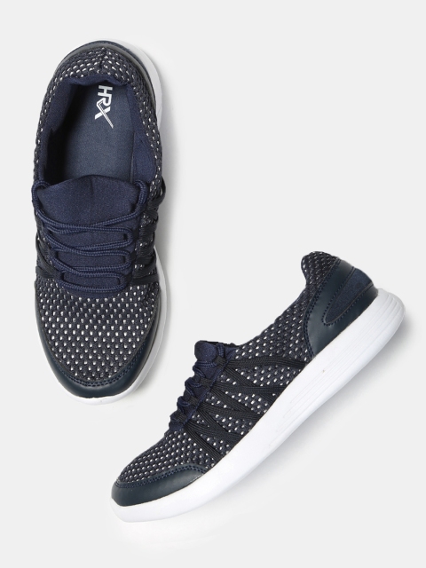

HRX by Hrithik Roshan Women Navy Blue Sneakers