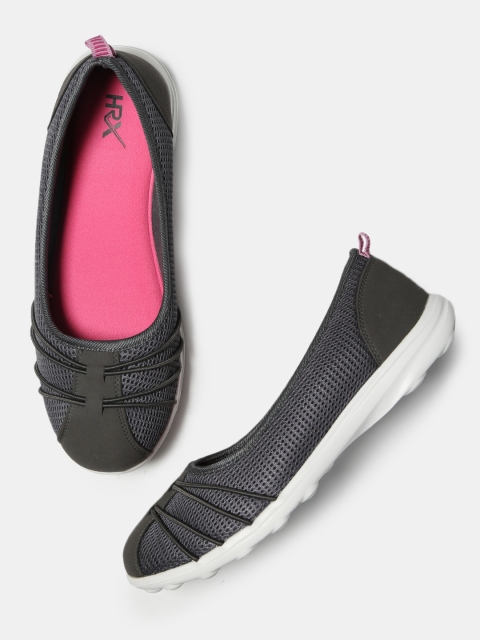 

HRX by Hrithik Roshan Women Fly Grey Melange Slip-On Sneakers