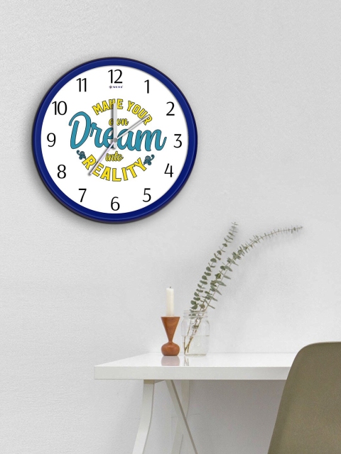 

WENS Blue Printed Traditional Wall Clock