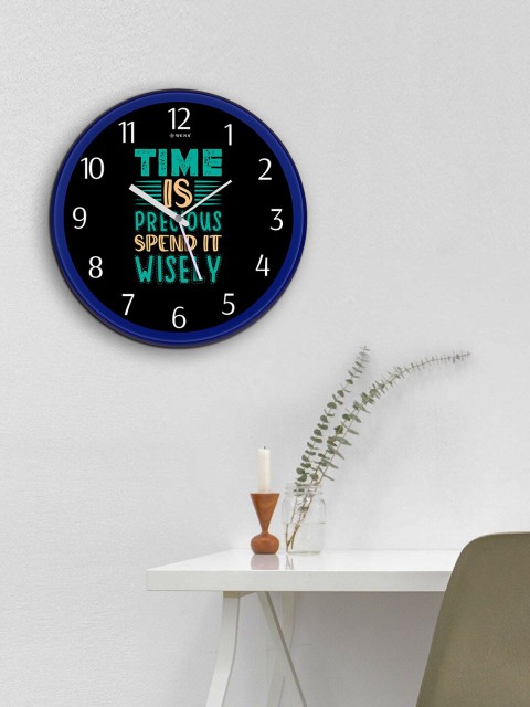 

WENS Blue & Green Printed Contemporary Wall Clock