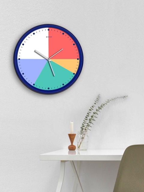 

WENS Multicoloured Printed Traditional Wall Clock, Multi