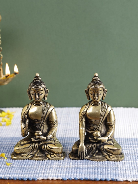 

Imli Street Set Of 2 Gold-Toned Buddha Showpieces