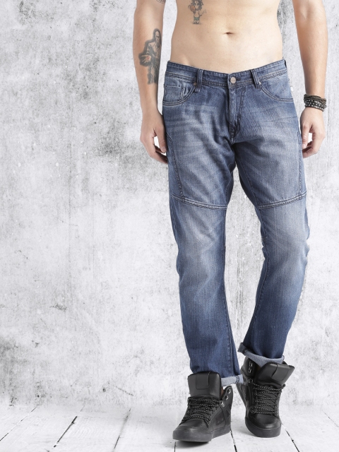 

Roadster Blue Skinny Fit Mid-Rise Clean Look Jeans