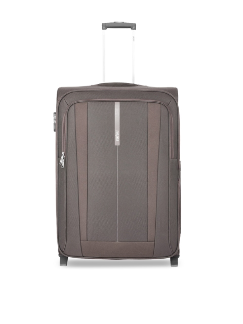 

Safari Unisex Brown Solid Soft Sided Cabin Trolley Suitcase