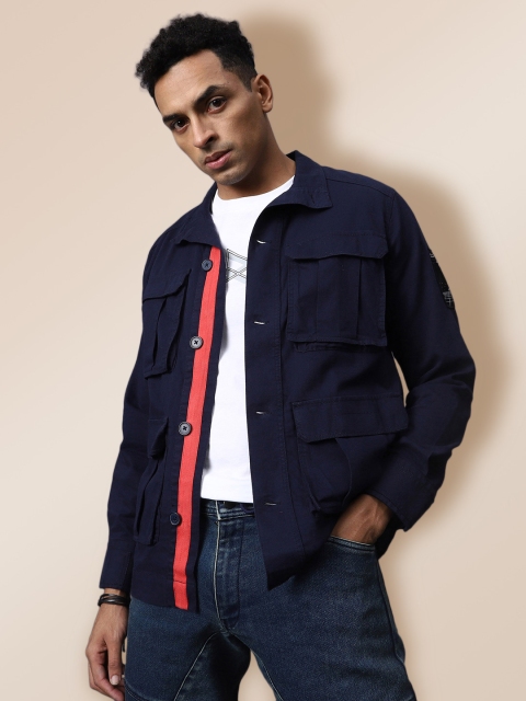 

KRA Men Navy Blue Classic Casual Shirt