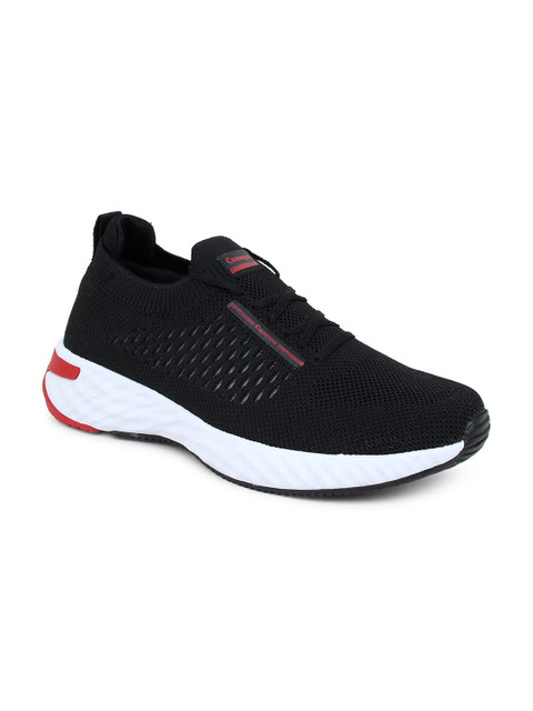 

Champs Men Black Mesh Running Non-Marking Shoes